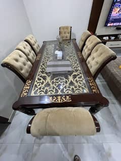 Dining Set 8 Person's Wooden