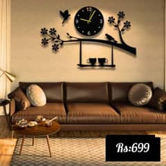 Decoration wall clocks Available 25 designs Contact now home delivery