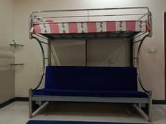 Stainless steel bunker bed. . . . beautiful item