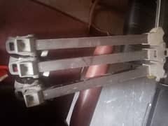 Tripod, audio mixer, chair, table