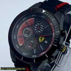 farrari redrev evo man's black watch