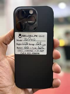 16 Pro 128Gb Jv 10/10 100% battery Health 105 cycle