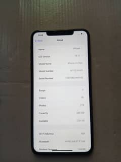 iphone xs max 256gb issue face ID battery and 03248712048 urgent sale