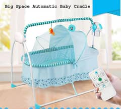 Electric Baby Cradle Cot Smart Electric Infant Baby Swing Bed BigSpace