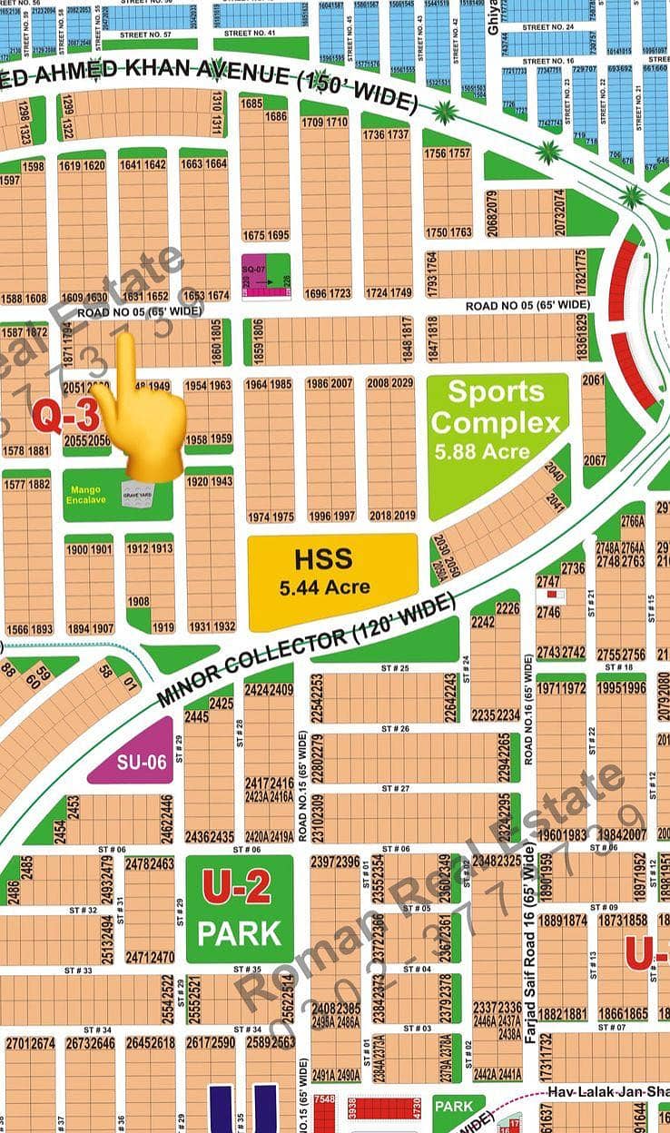 DHA MULTAN Q BLOCK PLOT AVAILABLE FOR SALE 0