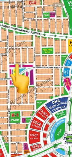 DHA MULTAN CORNER PLOT AT BEAUTIFUL LOCATION