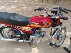 Honda CD 70 Model 2024/Patta 2025 For Sale