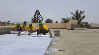 Roof Waterproofing and Roof Heat Proofing Coating Khairpur mir's