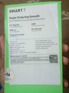 Infinix SMART 7 4+3/64