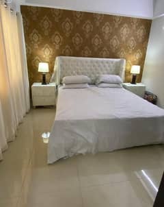 daily basis short day&weekly basis one bad fully furnished luxury apertment available for rent gulberg greens islamabad