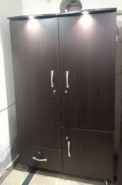 Wooden Almari With LED Lights