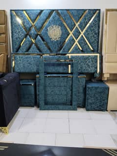 Bed set / Bedroom furniture set / Bed dressing and side tables