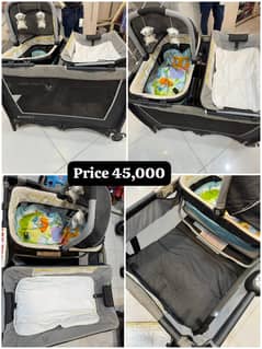 Kids Cot | Baby Crib | Baby Trend Branded Cot | Kids Play Pen