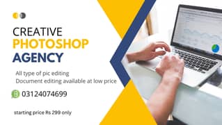 Photoshop edit available/ All type of editing available