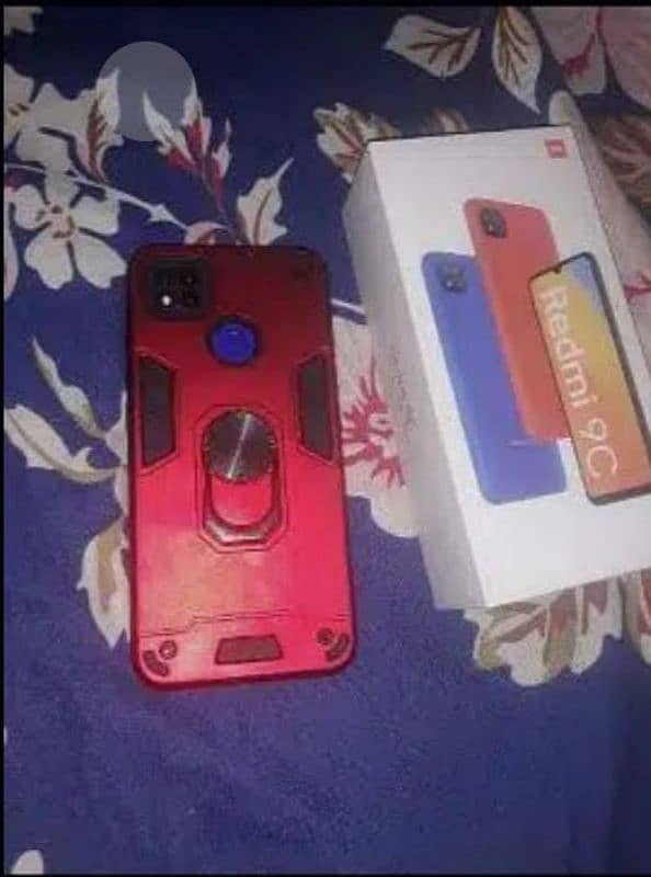 Redmi 9c with box no fault 2