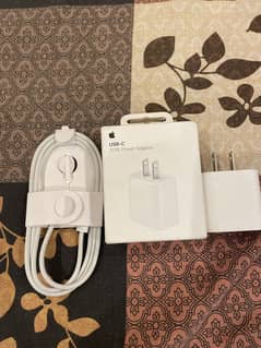 Apple iphone 20W charger and cable