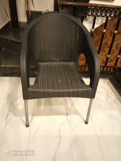 2 Plastic Chair Set For Sale