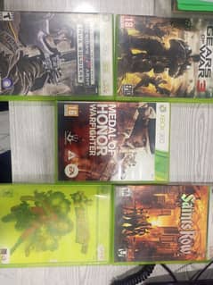 original Xbox 360 Game CDs 10 pcs controller