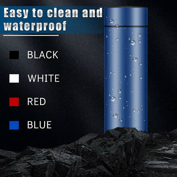 LED Temperature Display Vacuum Flask 12