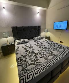 daily basis short day and weekly basis one bad luxury apertment available for rent gulbreg greens islamabad