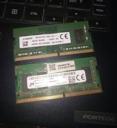 8 GB DDR4 Ram [2400 MHz] For Laptop, 4+4 GB Sticks