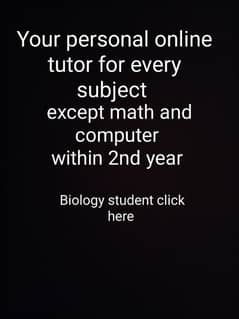 Online Self tutor for every class under within 2nd year .