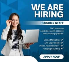 Job for male and female / Online Job / Part Time Job /  Full Time Job
