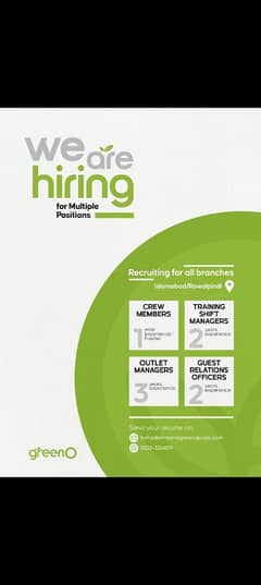 Greeno required staff