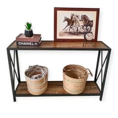 Console Table, Decor Rack, Living room Console