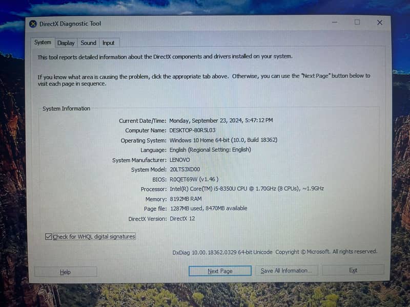 Lenovo ThinkPad L480  8thGen (0322-8832611) 10