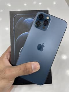 IPhone 12 pro max 128 GB pacific blue PTA HK model