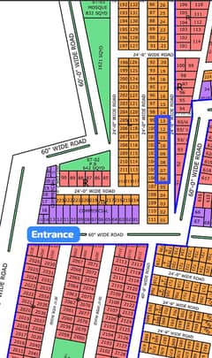 Leased Plot 80 Sq-Yd Old Block North Town Residency Phase 1