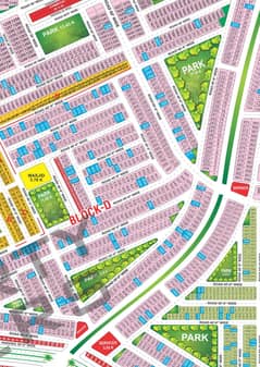 8 marla Builder location plot For sale in C block bahria orchard Lahore