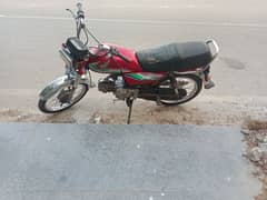 CD 70cc 2017 model Larkana Number