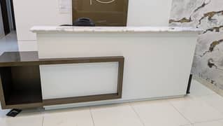 USED SALON FURNITURE RECEPTION DESK