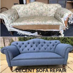 Sofa set - sofa repairing - furniture polish - fabric change