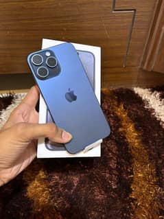Iphone 15 Pro Max JV 256GB only 6 cycle count Blue Titanium