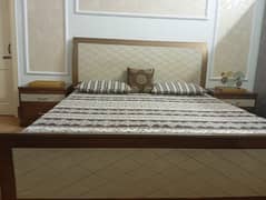 Excellent Condition double bed with side tables