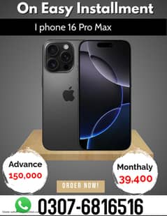 Apple iPhone 16 Pro Max pta approved on Easy Installment