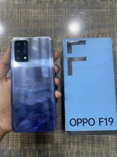 Oppo f19 with box charger 6/128