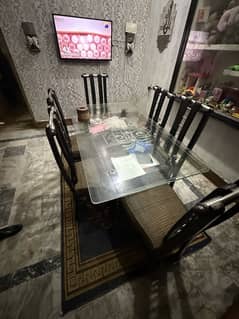 Dining table with 6 chairs