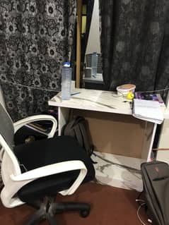 Study chair and table