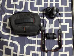 Canon 600d with 50mm and 18-55mm with 2 batteries and a bag for sale