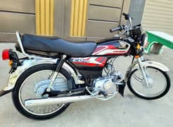 Honda CD 70 Black 2025 Model