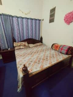 King Size Bed With Mattress ( 8 inch spring )