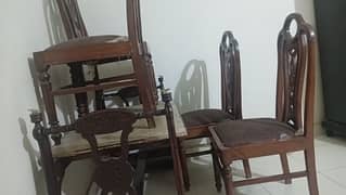 draining table with out top 4chair