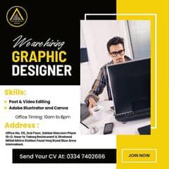Required graphic designer