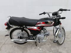 Honda CD70 black colour 2025