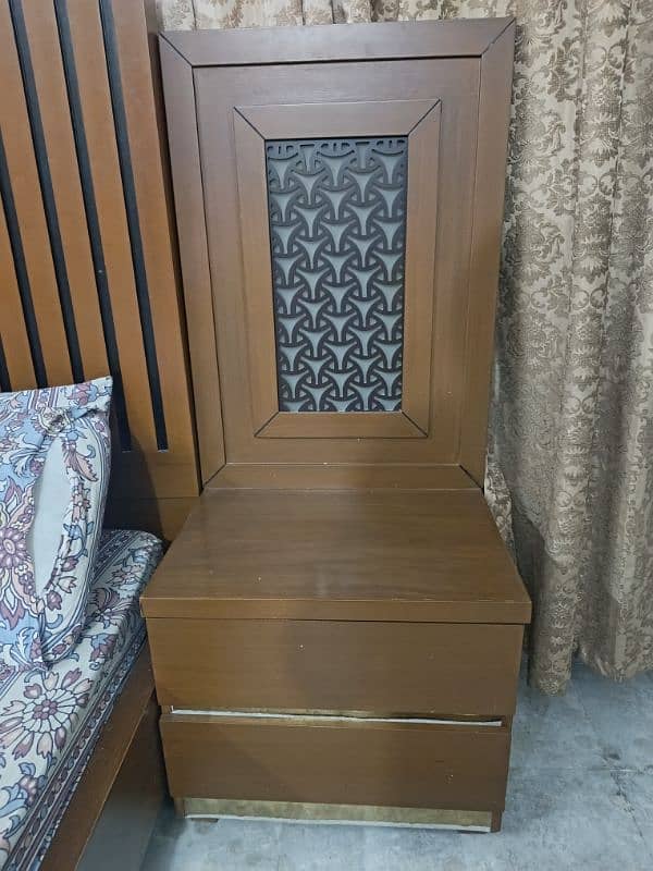 King Size Bed Set with dressing and side tables 1