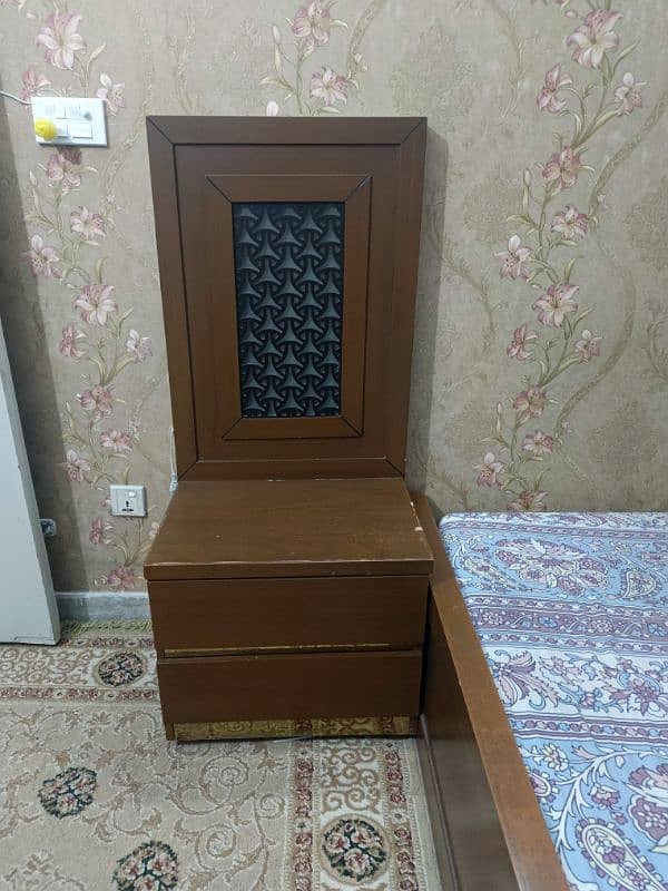 King Size Bed Set with dressing and side tables 2
